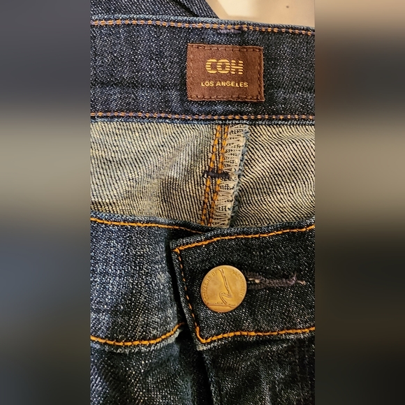 Vintage COH Ingrid Low Waist Flare Leg Jean Size 27 Rare Patchwork Pockets - Picture 12 of 16